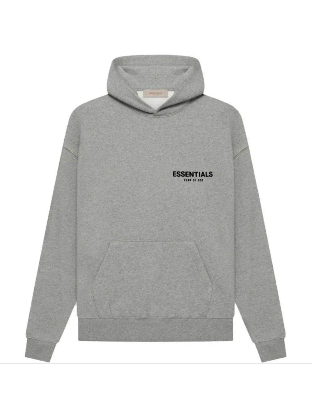 Fear of God Essentials Dark Oatmeal Hoodie Large